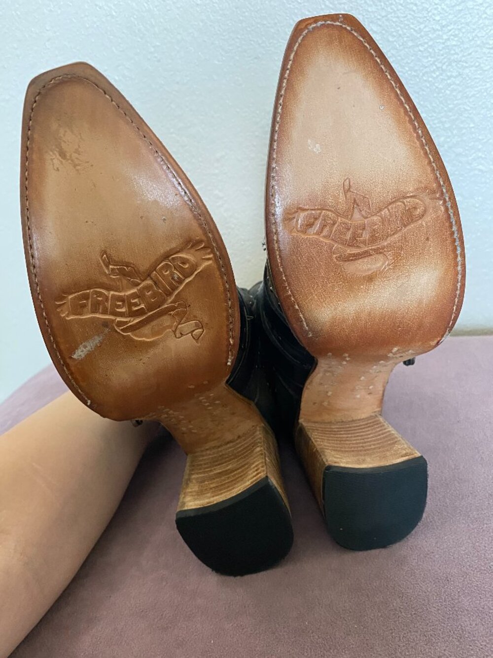 Freebird Judge Black (Gray) Distressed Ankle Bootie - Size 9 (Runs small) - Picture 7 of 9